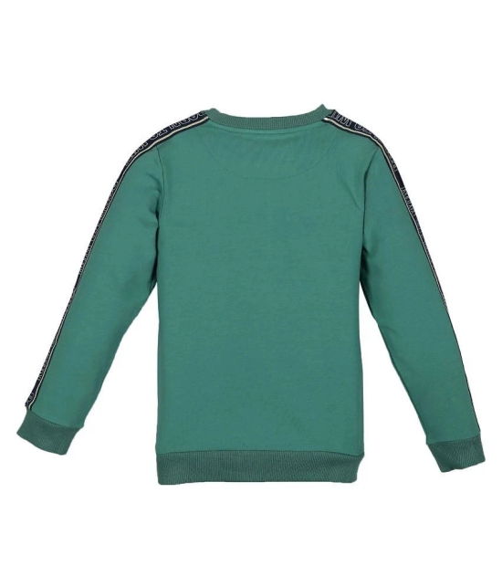 PLUM TREE Pack of 1 Boys Cotton Sweatshirt ( Green ) - None