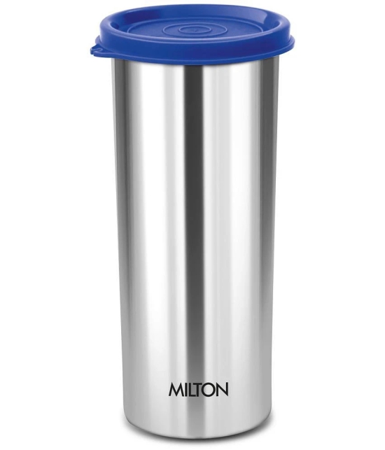 Milton Stainless Steel Tumbler with Lid, 530 ml, 1 Piece, Assorted (Lid Color May Vary) | Office | Gym | Yoga | Home | Kitchen | Hiking | Treking | Travel Tumbler - Assorted