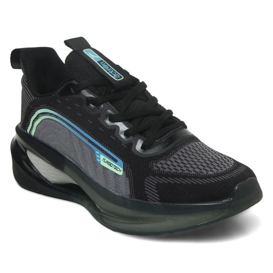 Action Sports Running Shoes Black Mens Sports Running Shoes - None