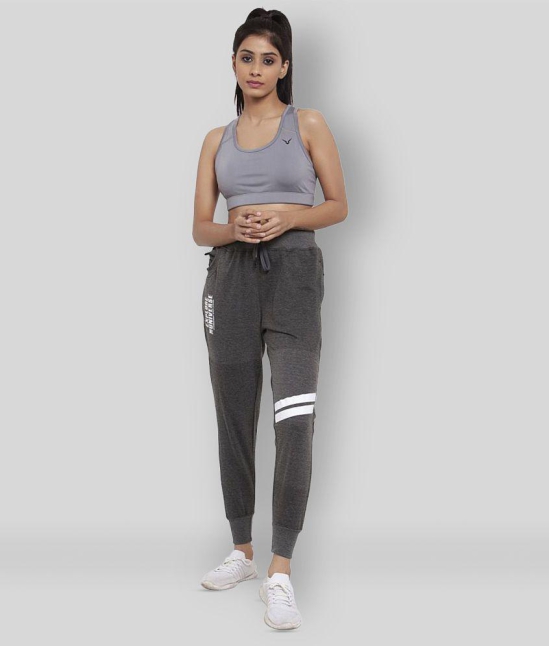 Uzarus - Cotton Gray Womens Running Joggers ( Pack of 1 ) - None