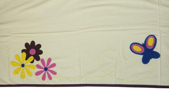 Hugs'n'Rugs Cotton Single Bedsheet ( 203 cm x 150 cm ) - Yellow