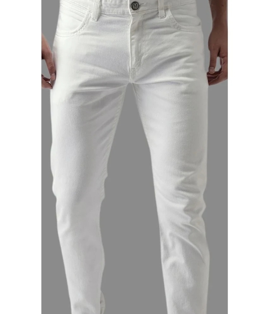 Lawson - White Denim Slim Fit Mens Jeans ( Pack of 1 ) - None