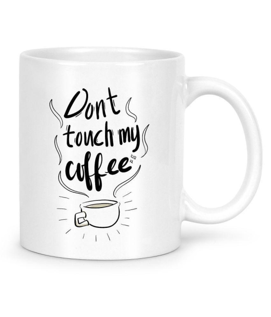 Idream Quote Printed Ceramic Coffee Mug 1 Pcs 330 mL - White