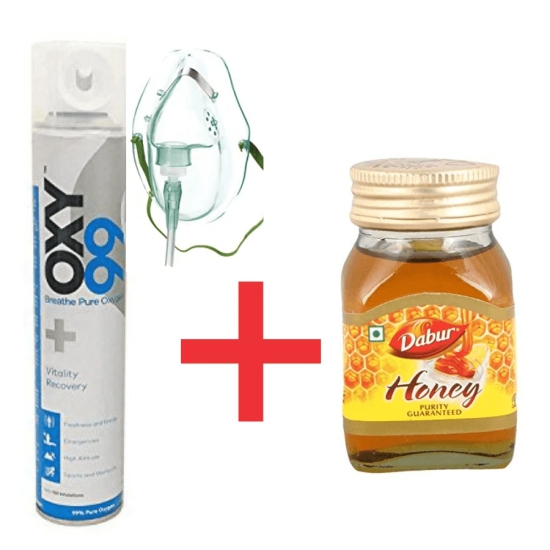 OXY99 Oxygen with Oxygen Face Mask with Honey (Dabur)