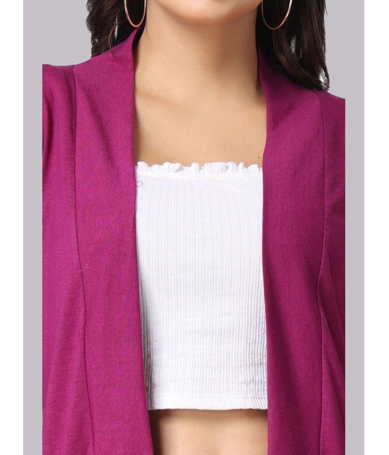 Affair Cotton Shrugs - Purple Single - None