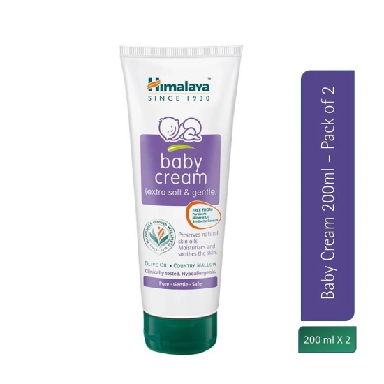 Himalaya Baby Cream 200ml- Pack of 2