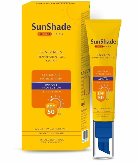 Leeford Sunshade Ultra Block Sunscreen Gel SPF- 50 UVA/UVB,30ml for Women & Men