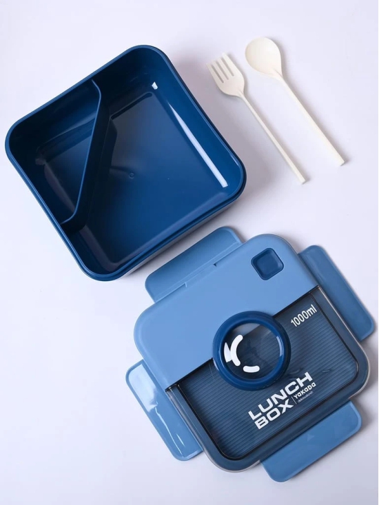 Cool Blue Lunch Set: 1 Spoon, 1 Fork & 1 Box