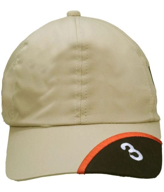 JMALL - Beige Cotton Mens Cap ( Pack of 1 ) - Beige