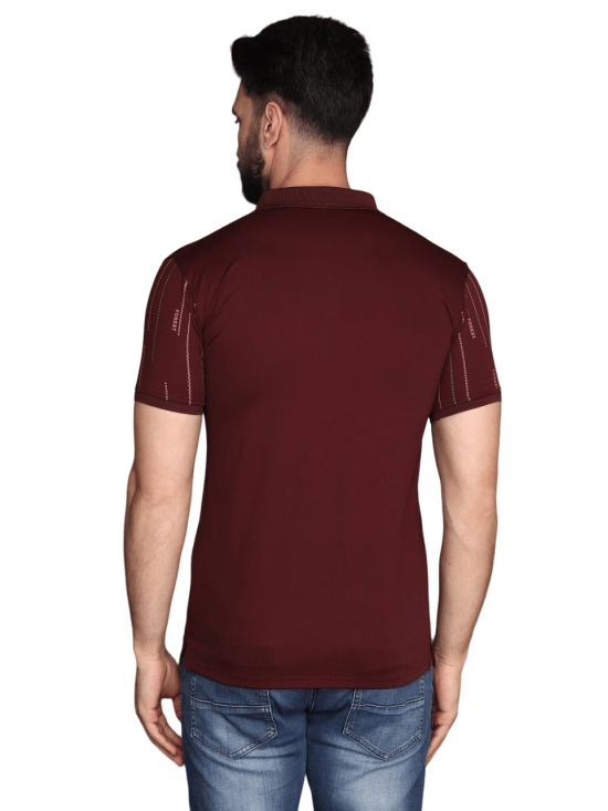 Albion Mens Jaini Wine T-Shirt