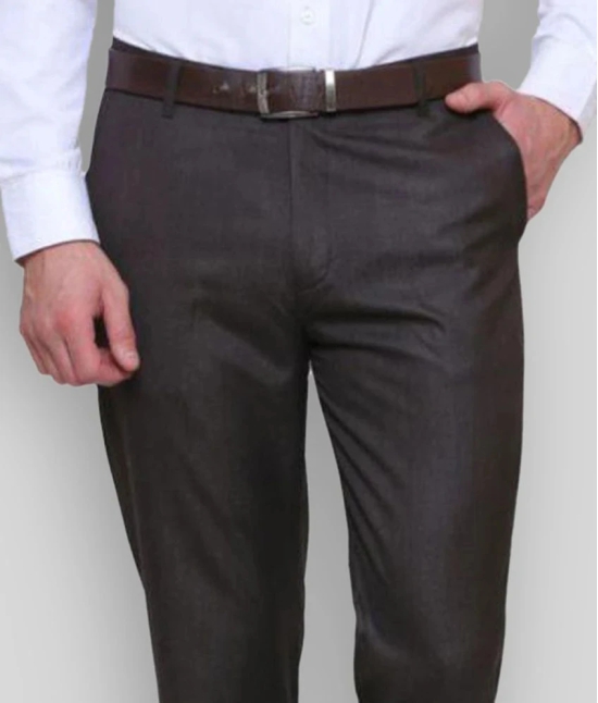 Inspire Clothing Inspiration - Brown Polycotton Slim - Fit Mens Formal Pants ( Pack of 1 ) - None