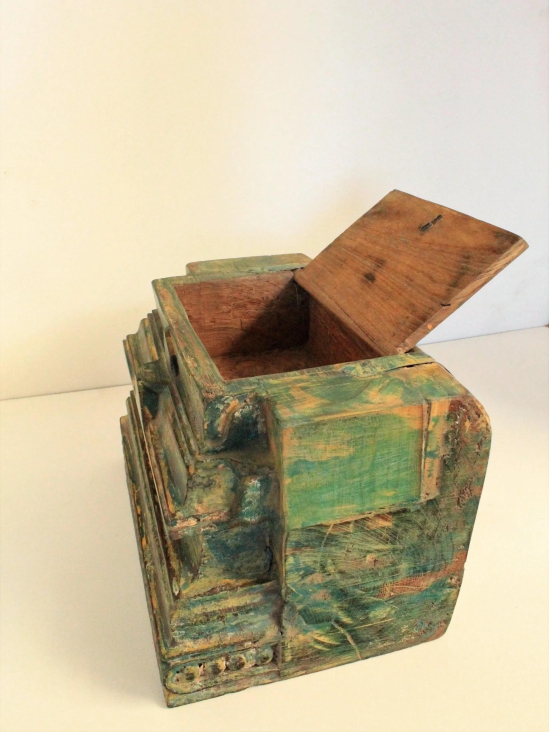 Vintage Wooden Rustic Toda Storage Box