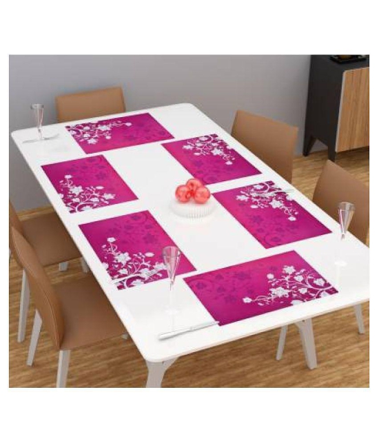 Revexo Set of 6 PVC Table Mats - Multi