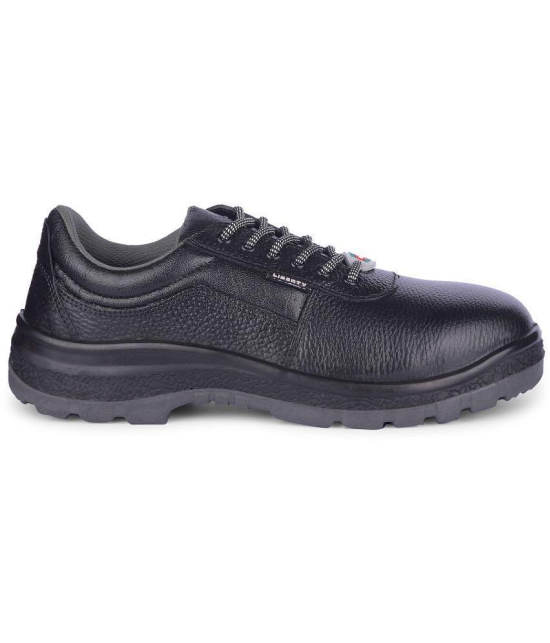 Liberty Mid Ankle Black Safety Shoes - 8