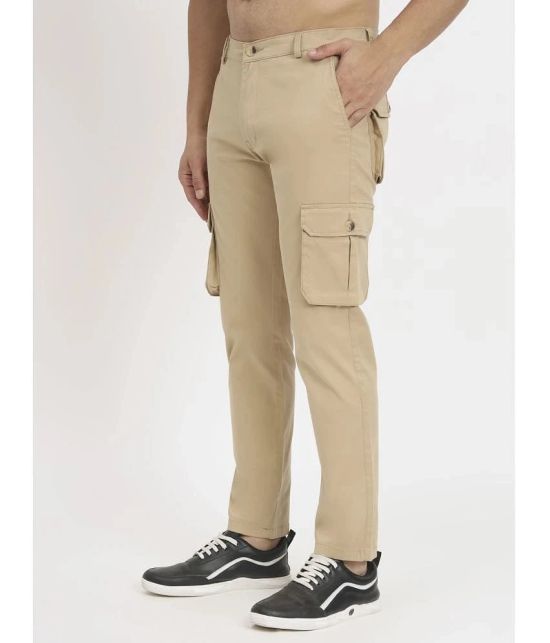 RAGZO Regular Flat Mens Cargos - Khaki ( Pack of 1 ) - None