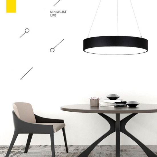 Hdc LED Solid Circular Office Led Pendant Hanging Lamp