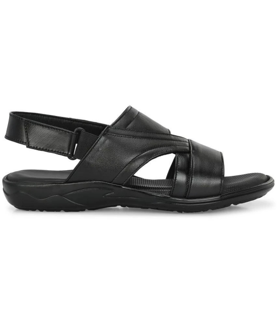 Leeport - Black Mens Sandals - None