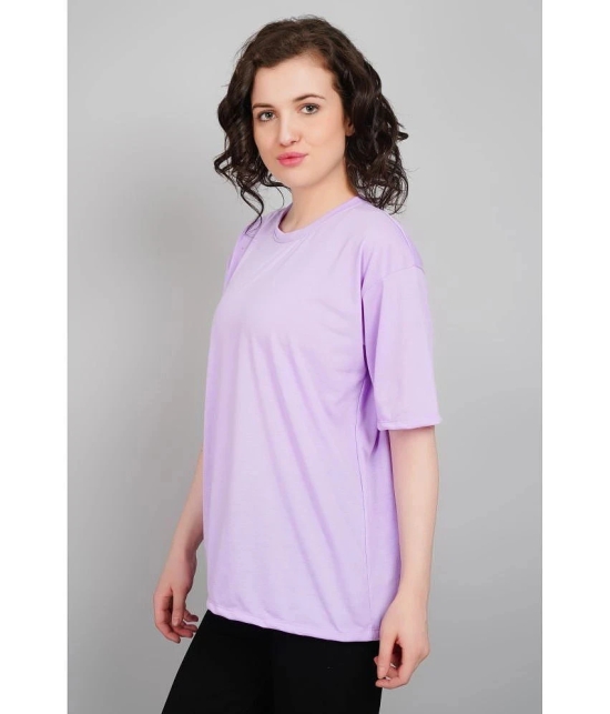 PPTHEFASHIONHUB Lavender Cotton Womens T-Shirt ( Pack of 1 ) - None