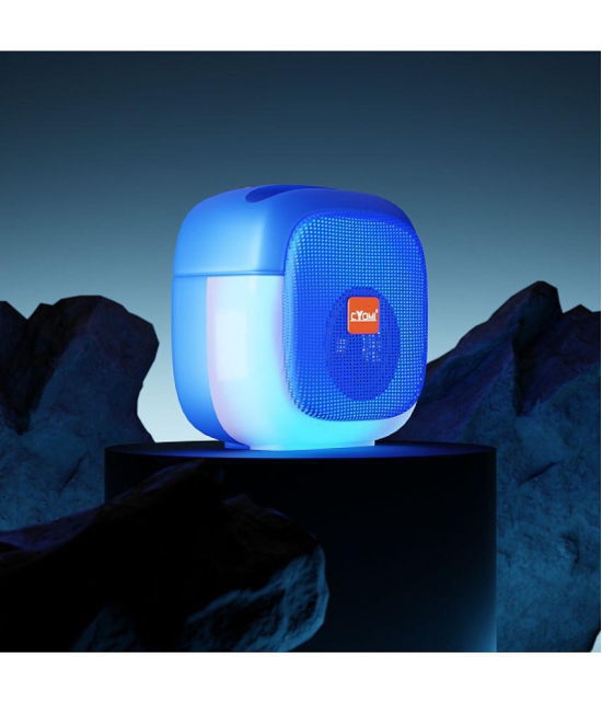 CYOMI Cy631 5 W Bluetooth Speaker Bluetooth v5.0 with SD card Slot Playback Time 4 hrs Blue - Blue