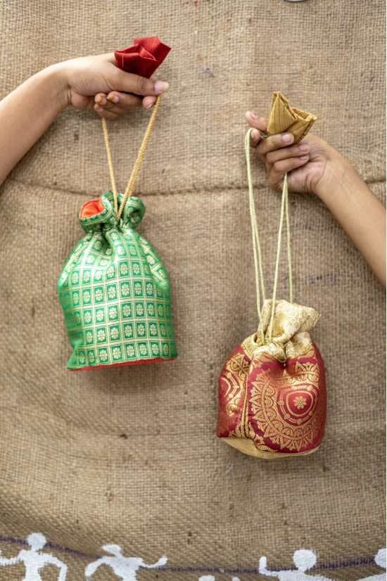 Traditional Potli Bags (Pack of 6)