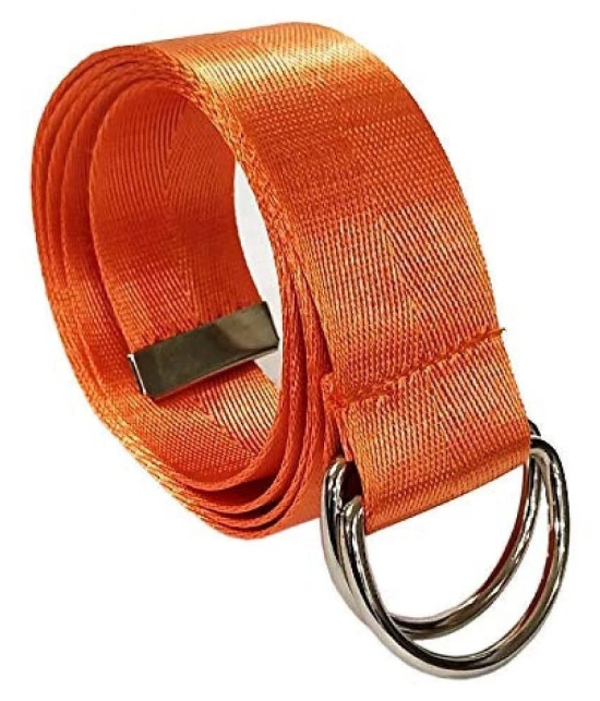 Livosorb - Orange Nylon Mens Casual Belt ( Pack of 1 ) - Free Size