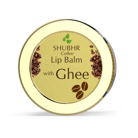 Shubhr Lip Balm & Gloss with goodness of Ghee for Dry & Chapped lips Coffee