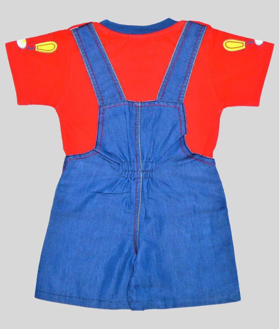 Wise Guys Dungaree Set For Baby Boys & Baby Girls - None