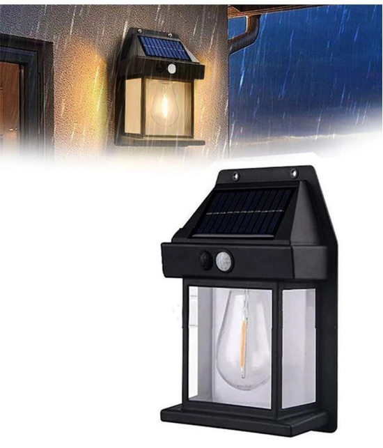 let light 2W Solar Outdoor Wall Light ( Pack of 1 )