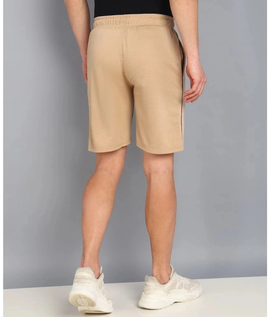 XFOX Khaki Blended Mens Shorts ( Pack of 1 ) - None