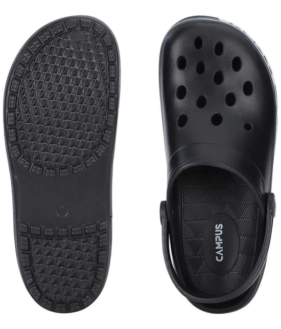 Campus - Black Mens Clogs - None