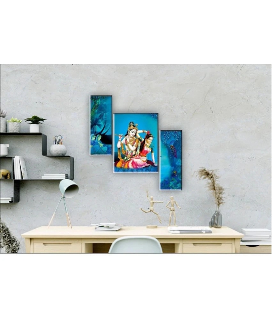 Saf Radha krishna modern art MDF Painting Without Frame