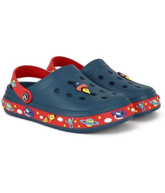 Aqualite Boys Modern Blue & Red Clogs - None