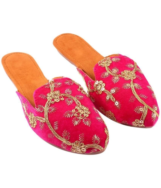 Anjaneya Creations - Pink Womens Mules - None