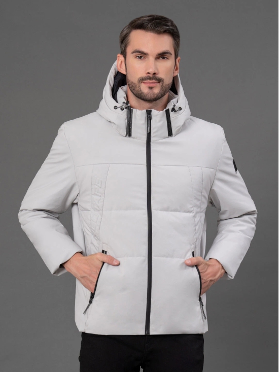 RedTape Hooded Jacket for Men | Padded & Detachable Hood | Enhanced Comfort