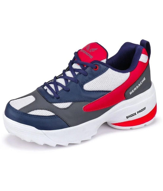 Bersache Casual Shoes Red Mens Outdoor - None