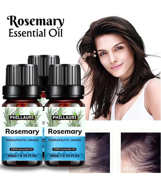 Phillauri Rosemary Others Essential Oil Floral With Dropper 90 mL ( Pack of 3 )