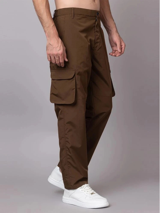 YHA Brown Polyester Mens Sports Trackpants ( Pack of 1 ) - None