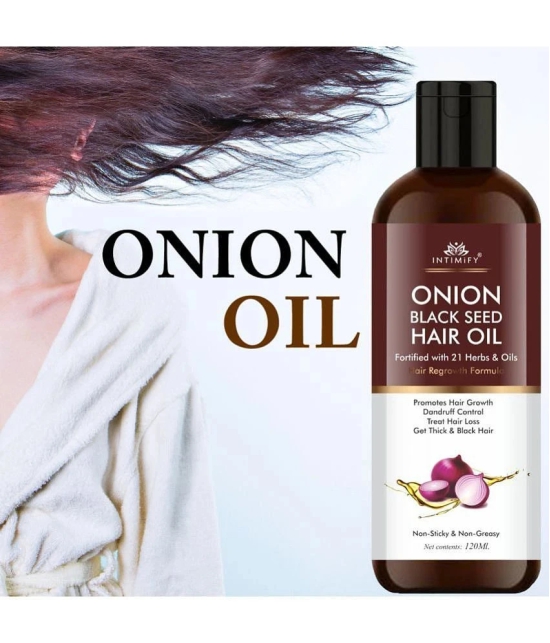 Intimify Anti Hair Fall Onion Oil 120 ml ( Pack of 1 )