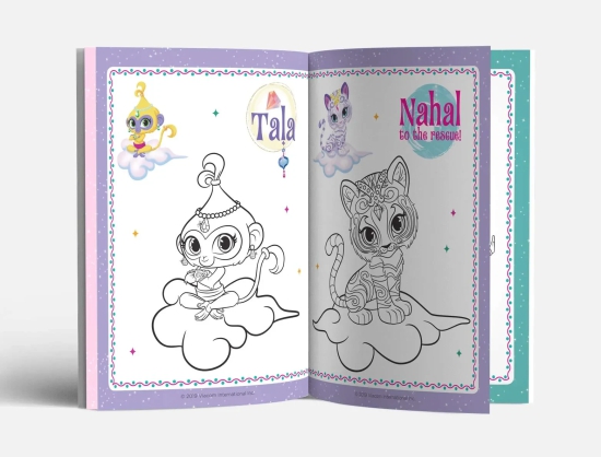 Genie Bling: Coloring Book for Kids (Shimmer & Shine)