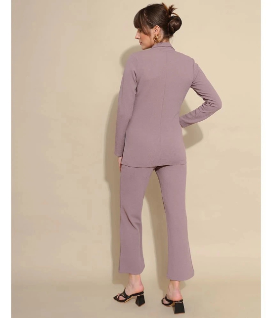 Selvia Mauve Dyed Pant Top Set - None