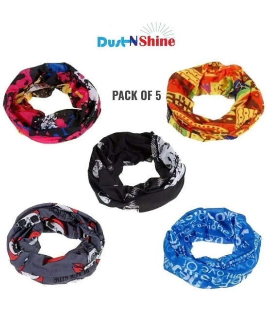 DUST N SHINE  BANDABAS HEAD & FACE SCARF PACK OF 5