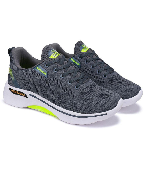 Bersache Casual Shoes Grey Mens Outdoor - None