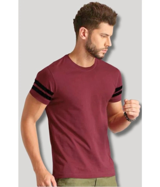 Forbro Maroon Cotton Slim Fit Mens Sports T-Shirt ( Pack of 1 ) - None