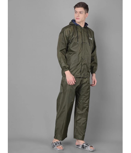 Dollar Green Polyester Mens Rain Suit ( Pack of 1 ) - XL