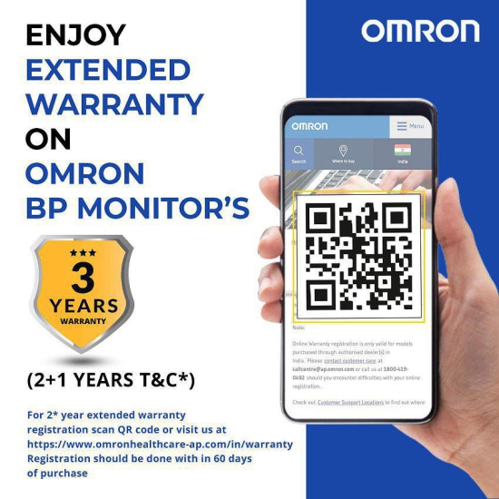 Omron HEM 7124 Fully Automatic Digital Blood Pressure Monitor with Intellisense Technology For Most Accurate Measurement