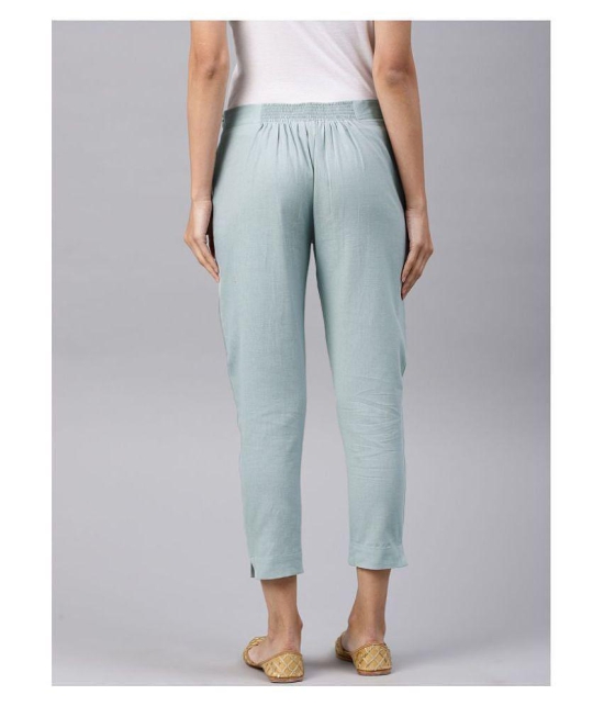 Alena Linen Cigarette Pants - 36