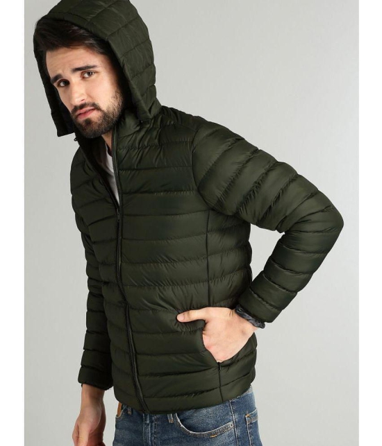 ADORATE Polyester Men''s Casual Jacket - Olive ( Pack of 1 ) - None