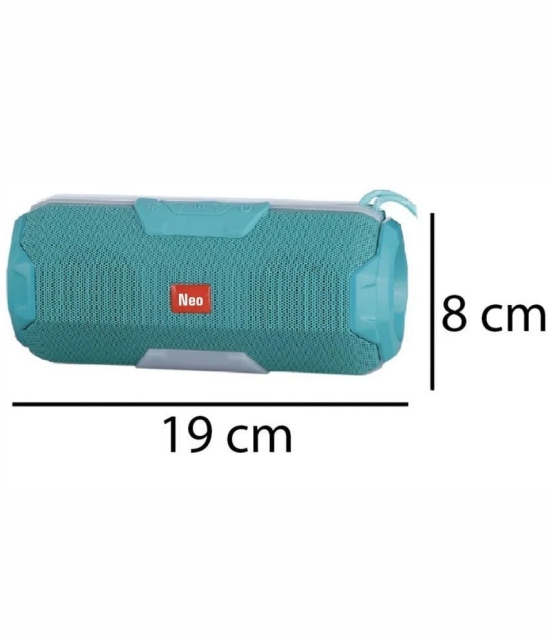 Neo A006 10 W Bluetooth Speaker Bluetooth v5.0 with USB Playback Time 4 hrs Green - Green