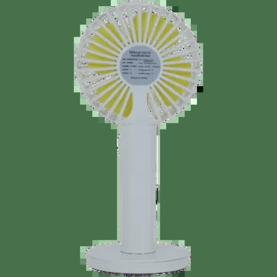 Croma 4 Blade Rechargeable Personal Fan with 2000 mAh Battery (BLDC Copper Motor, White)