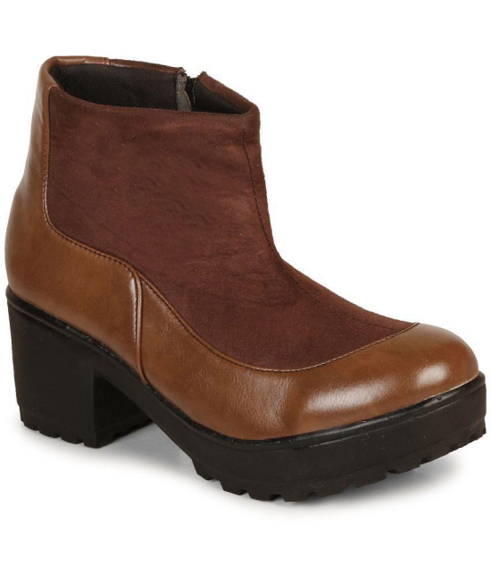 Commander - Brown Women''s Ankle Length Boots - None